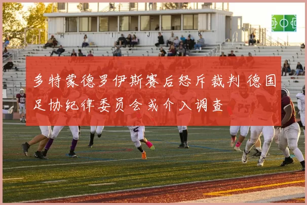多特蒙德罗伊斯赛后怒斥裁判 德国足协纪律委员会或介入调查
